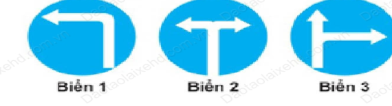 Biển nào không cho phép rẽ phải?