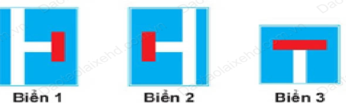 Biển nào đặt trên đường chính trước khi đến nơi đường giao nhau để rẽ vào đường cụt?